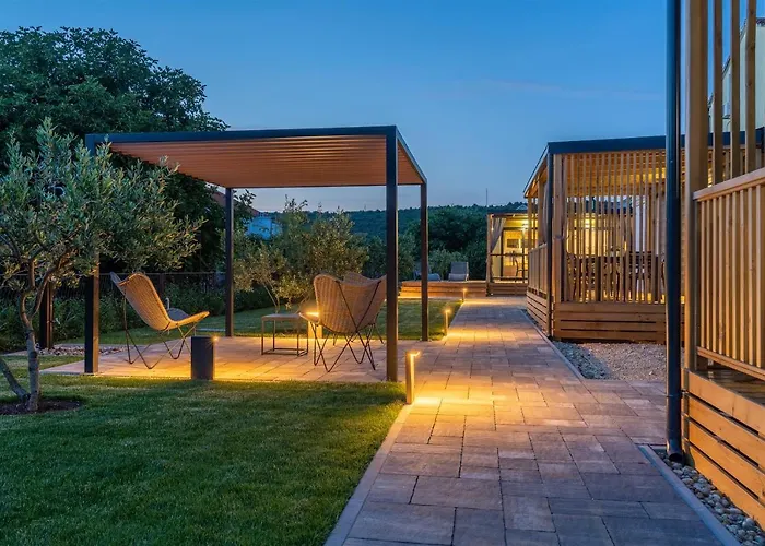 Tatil parkı Giardino - New Mobile In Olive Garden, Ev Plug-in Station